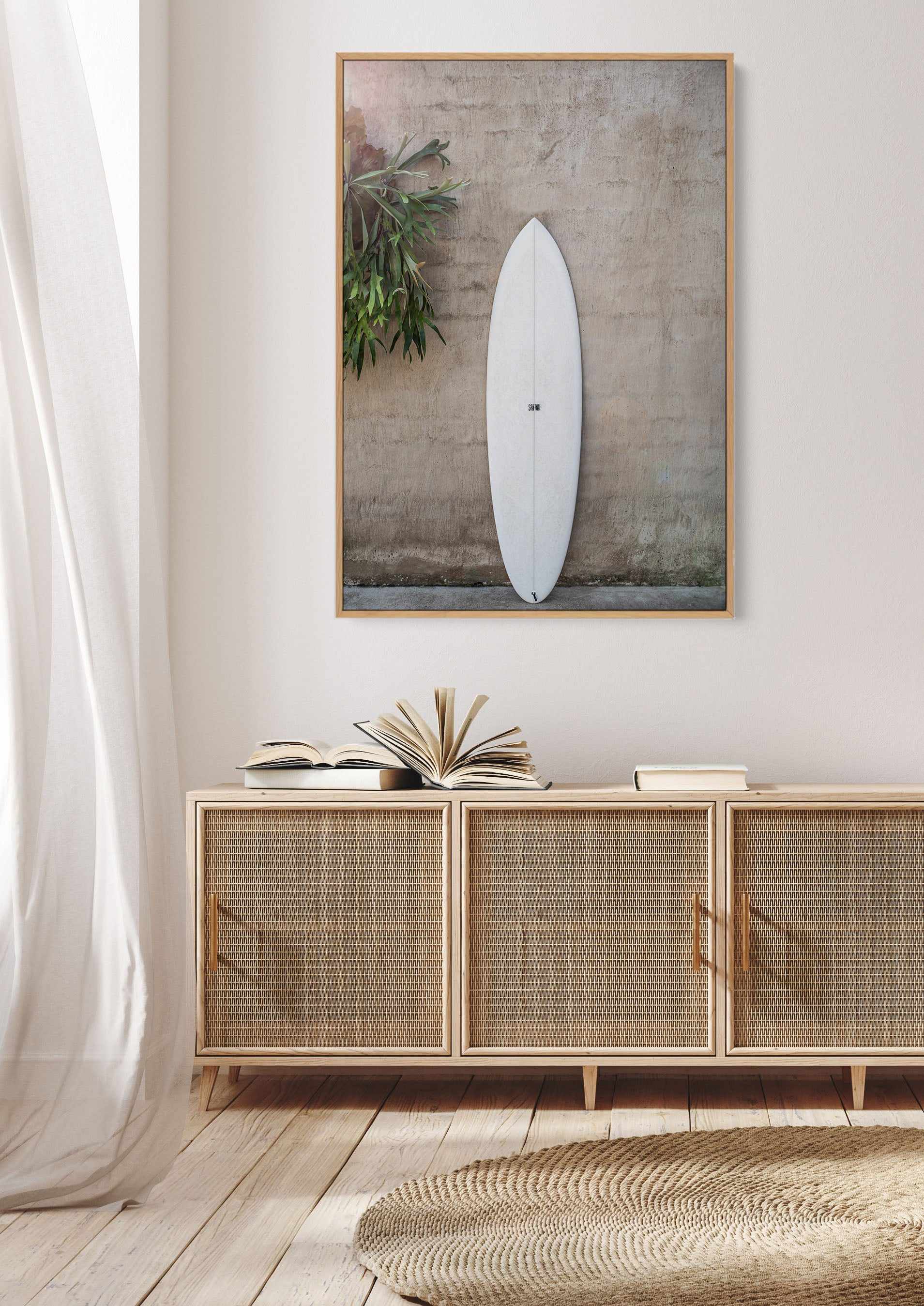 Safari Twinfin By Clint | Framed Canvas Art Print