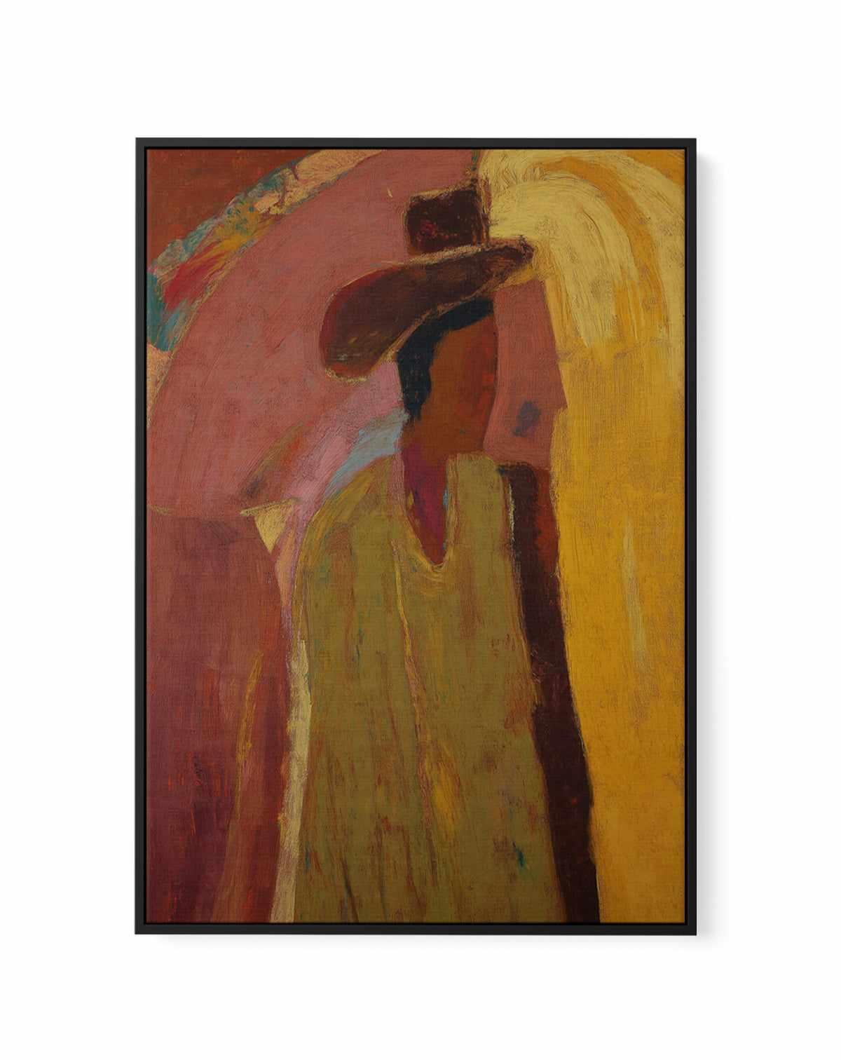 Saffron Outlaw | Framed Canvas Art Print from Olive et Oriel where you can shop wallpaper and artworks online