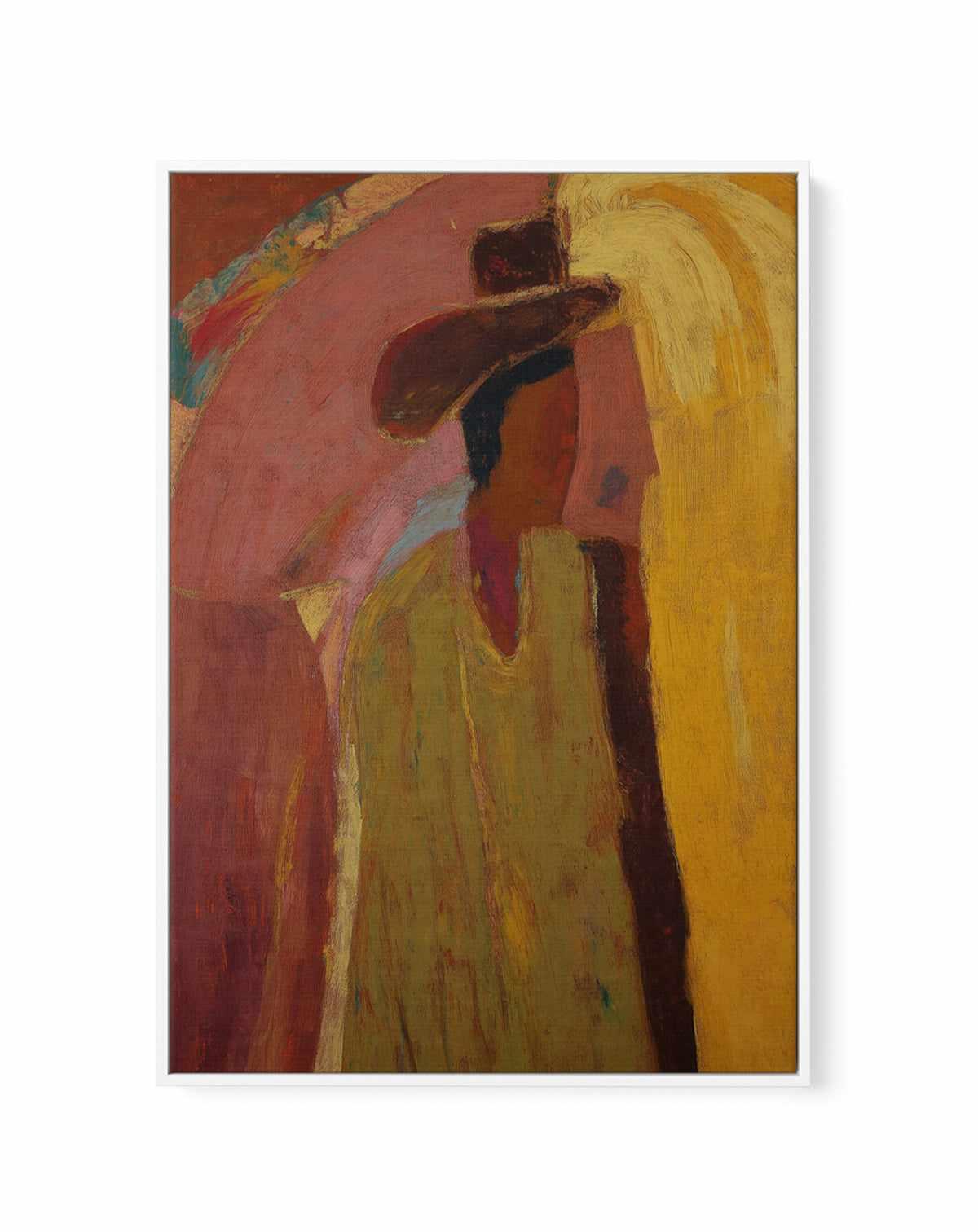 Saffron Outlaw | Framed Canvas Art Print from Olive et Oriel where you can shop wallpaper and artworks online