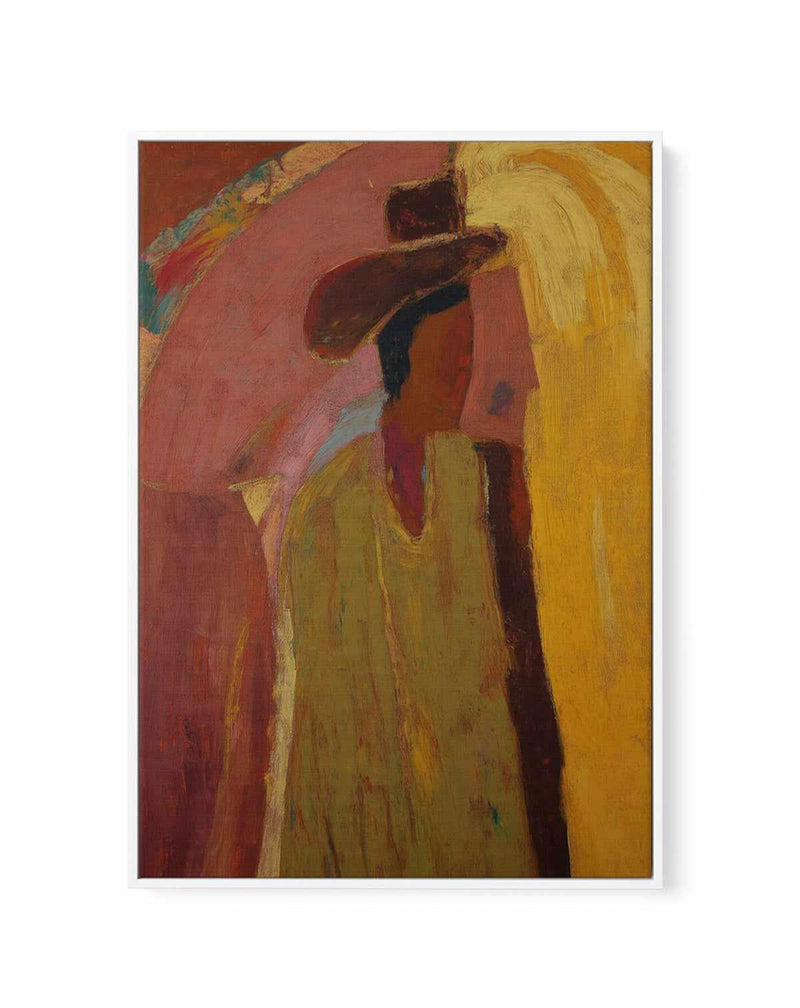 Saffron Outlaw | Framed Canvas Art Print from Olive et Oriel where you can shop wallpaper and artworks online