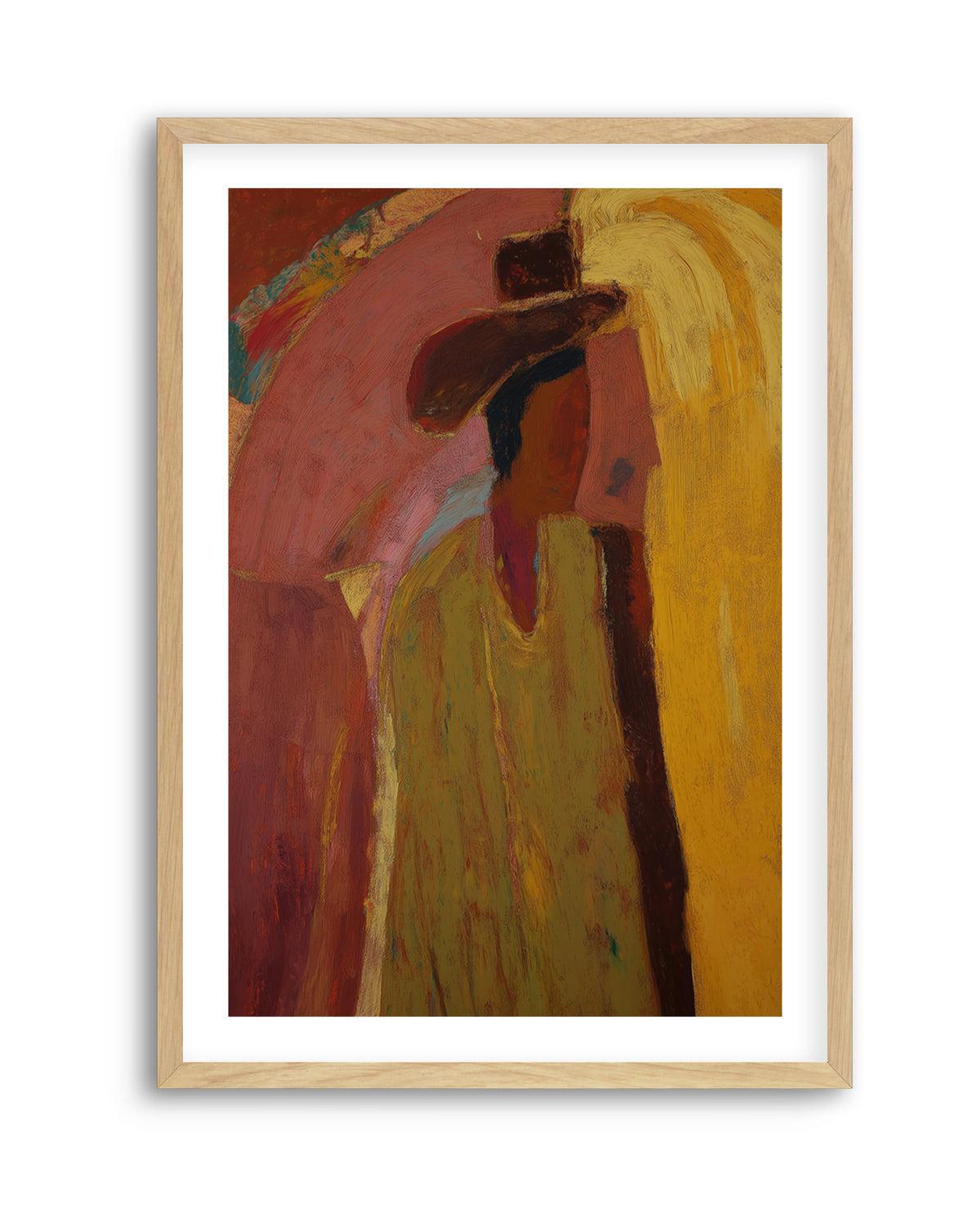 Saffron Outlaw | Art Print from Olive et Oriel where you can shop wallpaper and artworks online