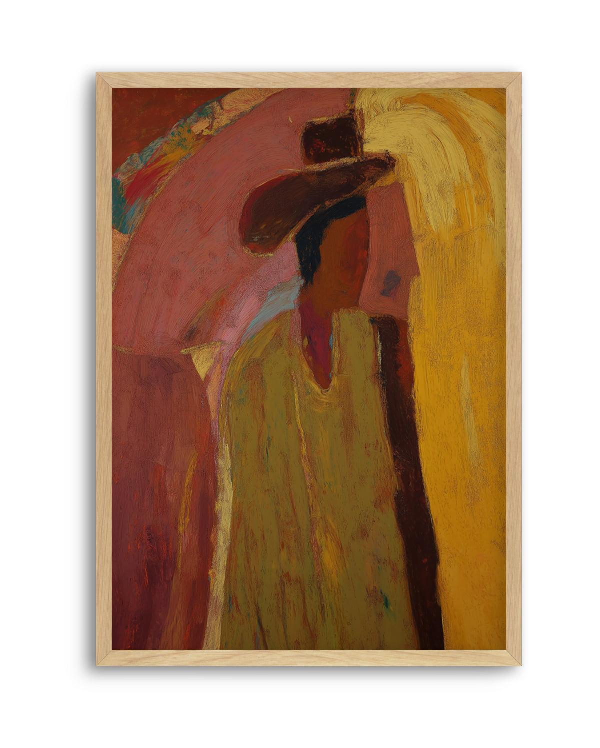 Saffron Outlaw | Art Print from Olive et Oriel where you can shop wallpaper and artworks online