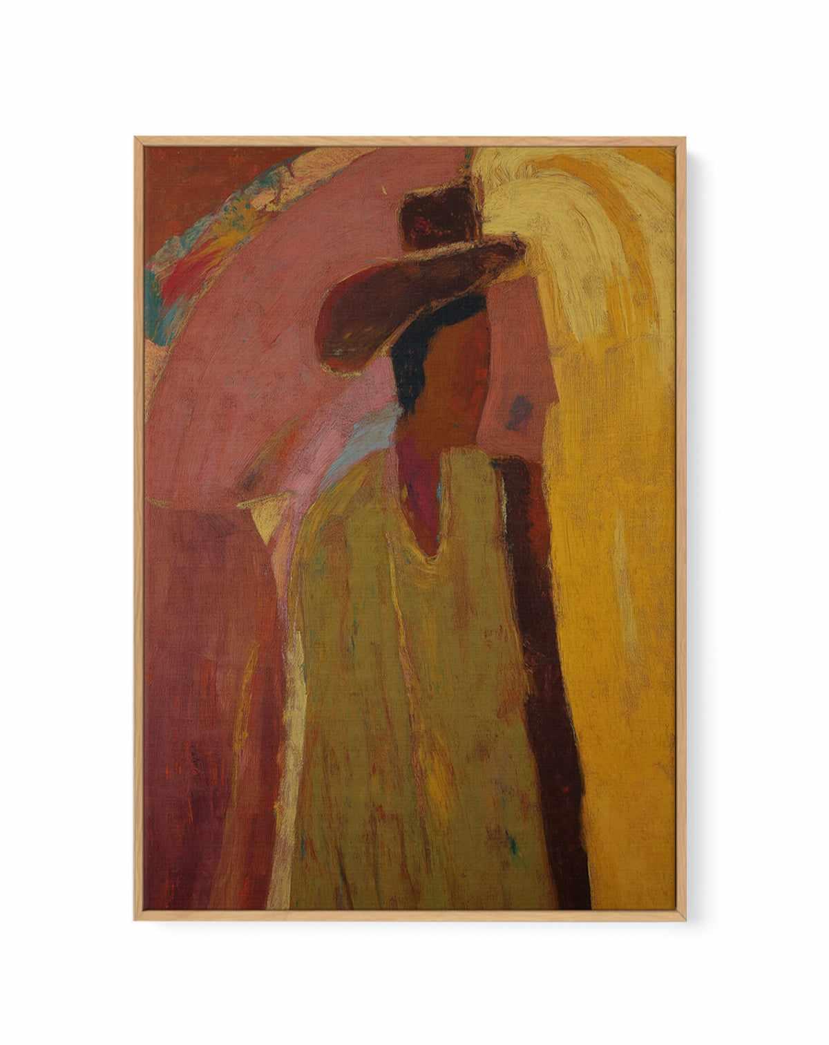 Saffron Outlaw | Framed Canvas Art Print from Olive et Oriel where you can shop wallpaper and artworks online