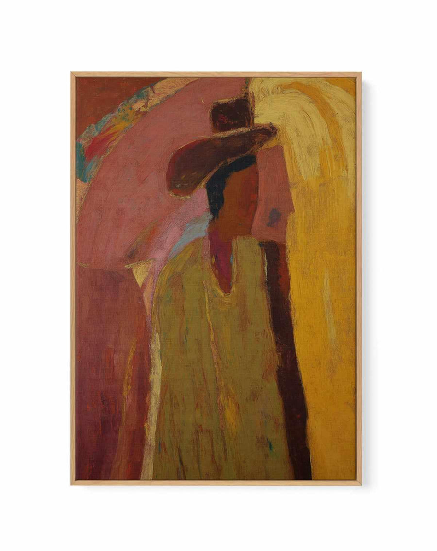 Saffron Outlaw | Framed Canvas Art Print from Olive et Oriel where you can shop wallpaper and artworks online