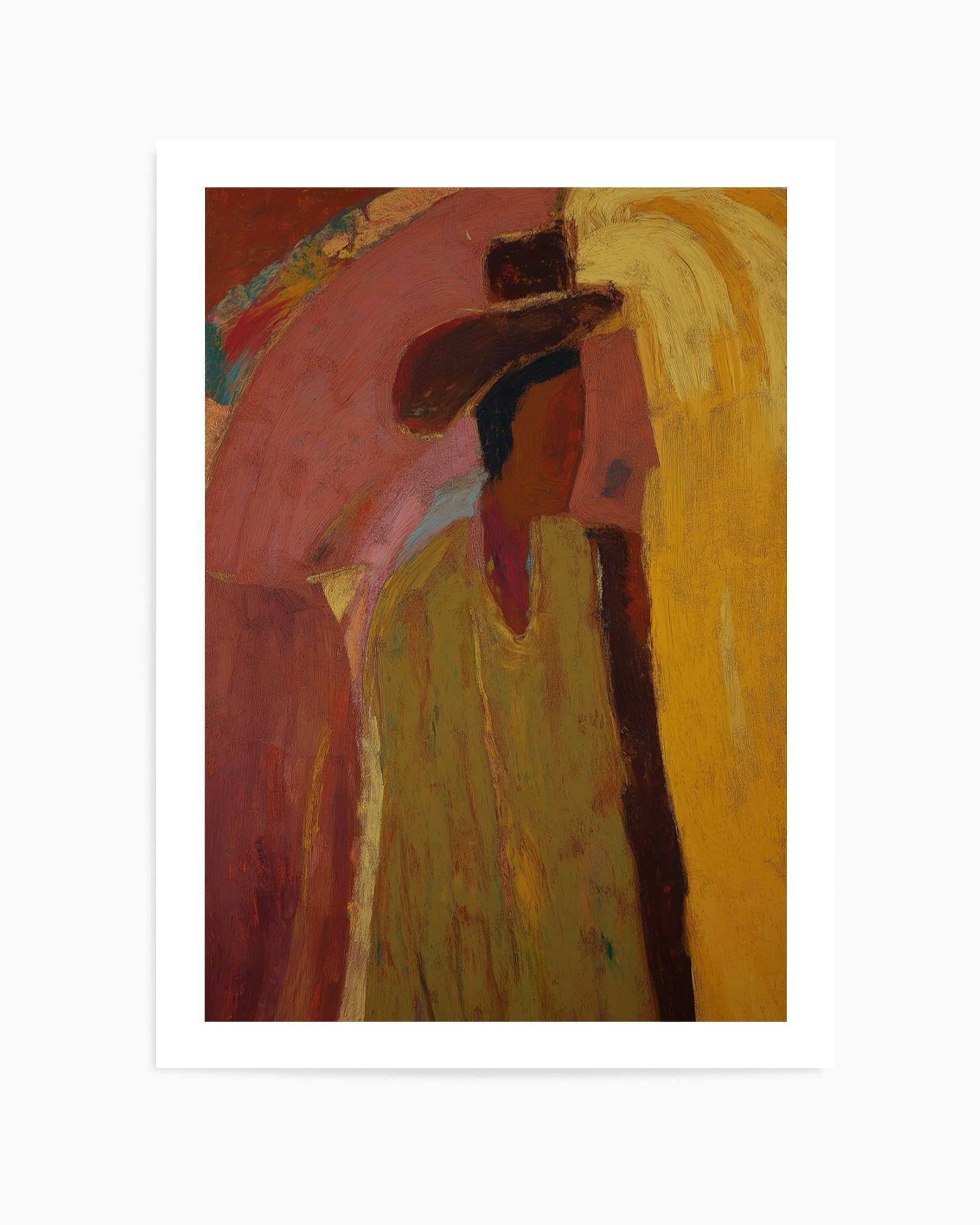 Saffron Outlaw | Art Print from Olive et Oriel where you can shop wallpaper and artworks online