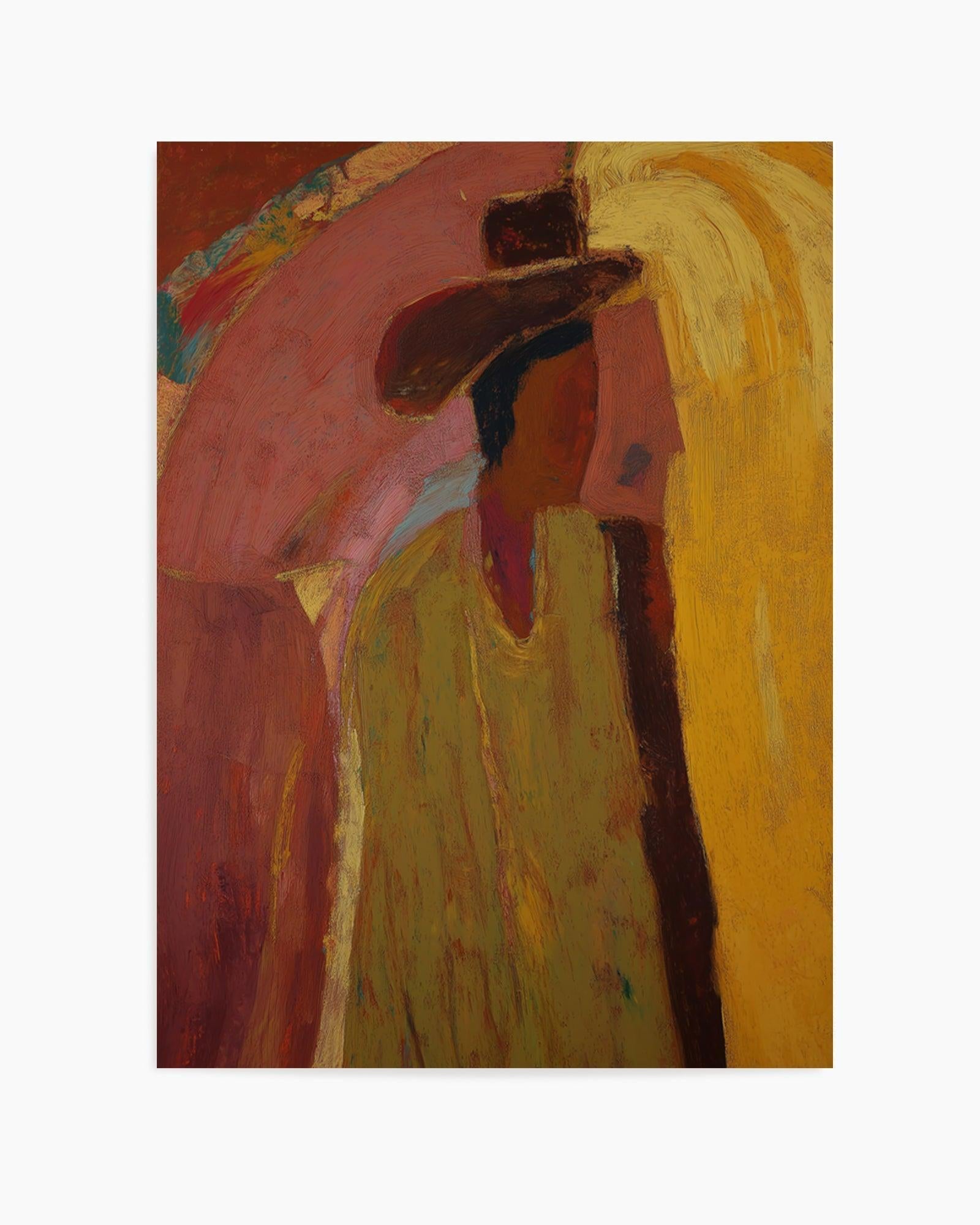 Saffron Outlaw | Art Print from Olive et Oriel where you can shop wallpaper and artworks online