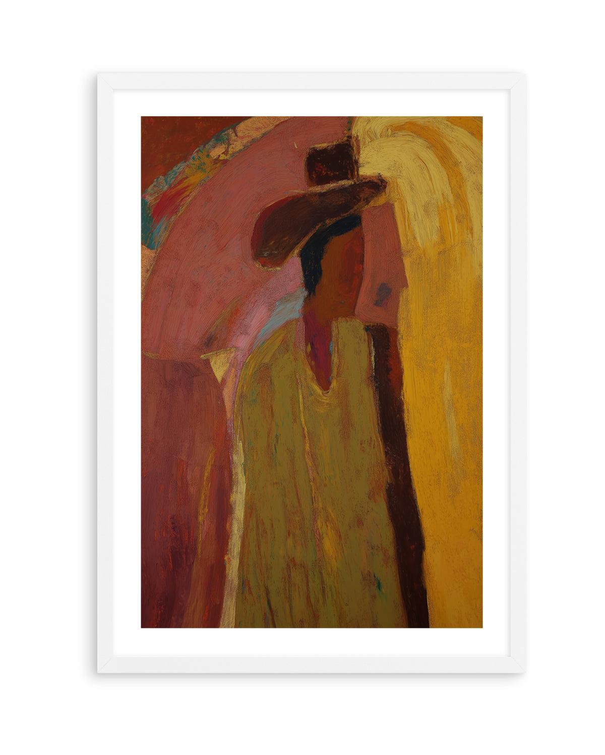 Saffron Outlaw | Art Print from Olive et Oriel where you can shop wallpaper and artworks online