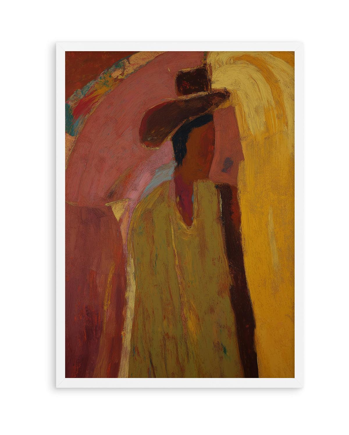 Saffron Outlaw | Art Print from Olive et Oriel where you can shop wallpaper and artworks online