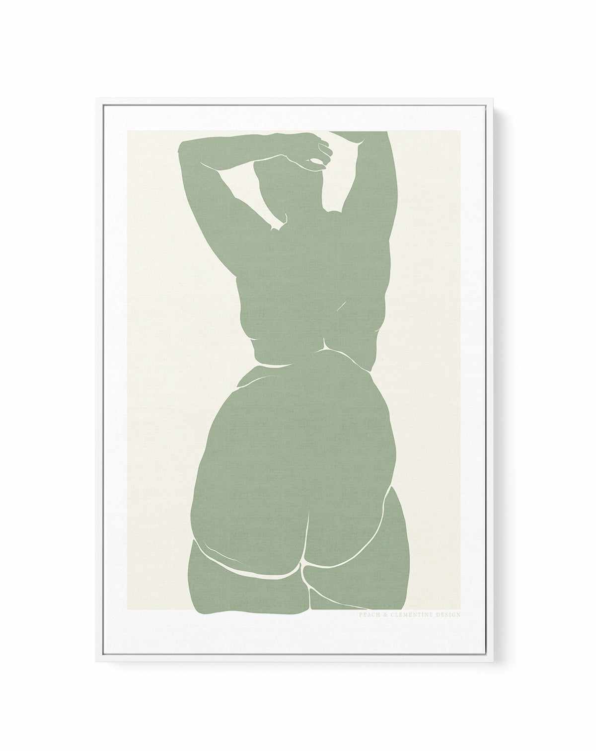 Sage Figure by Jenny Liz Rome | Framed Canvas Art Print