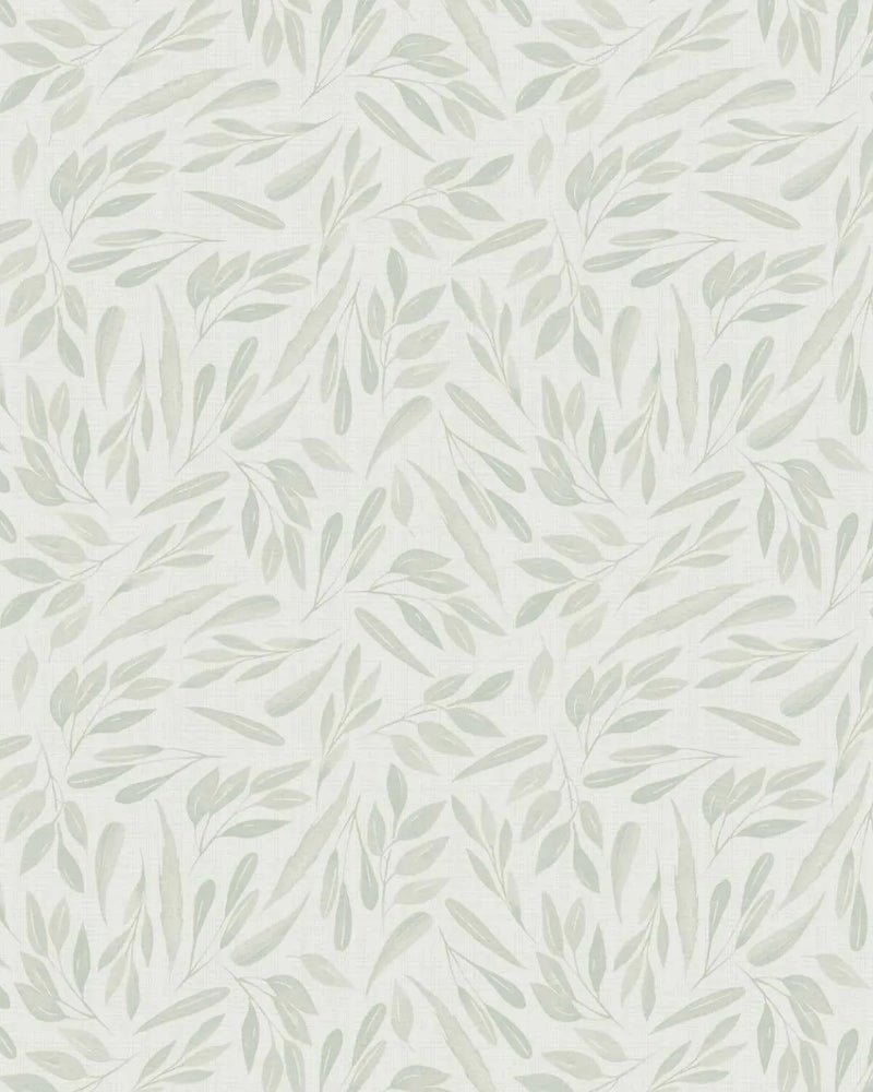 Sage Green Leaves Wallpaper-Wallpaper-Buy Australian Removable Wallpaper Now Sage Green Wallpaper Peel And Stick Wallpaper Online At Olive et Oriel Custom Made Wallpapers Wall Papers Decorate Your Bedroom Living Room Kids Room or Commercial Interior