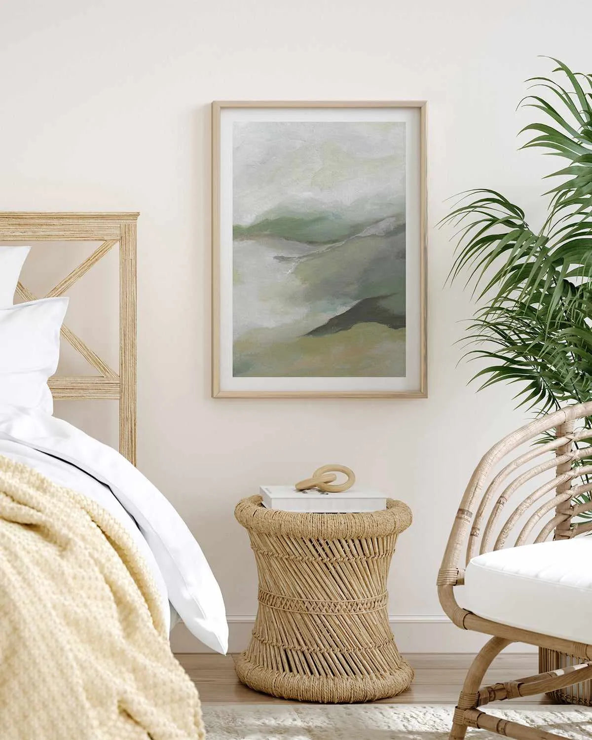 Sage Green by Josephine Wianto Art Print from Olive et Oriel where you can shop wallpaper and artworks online