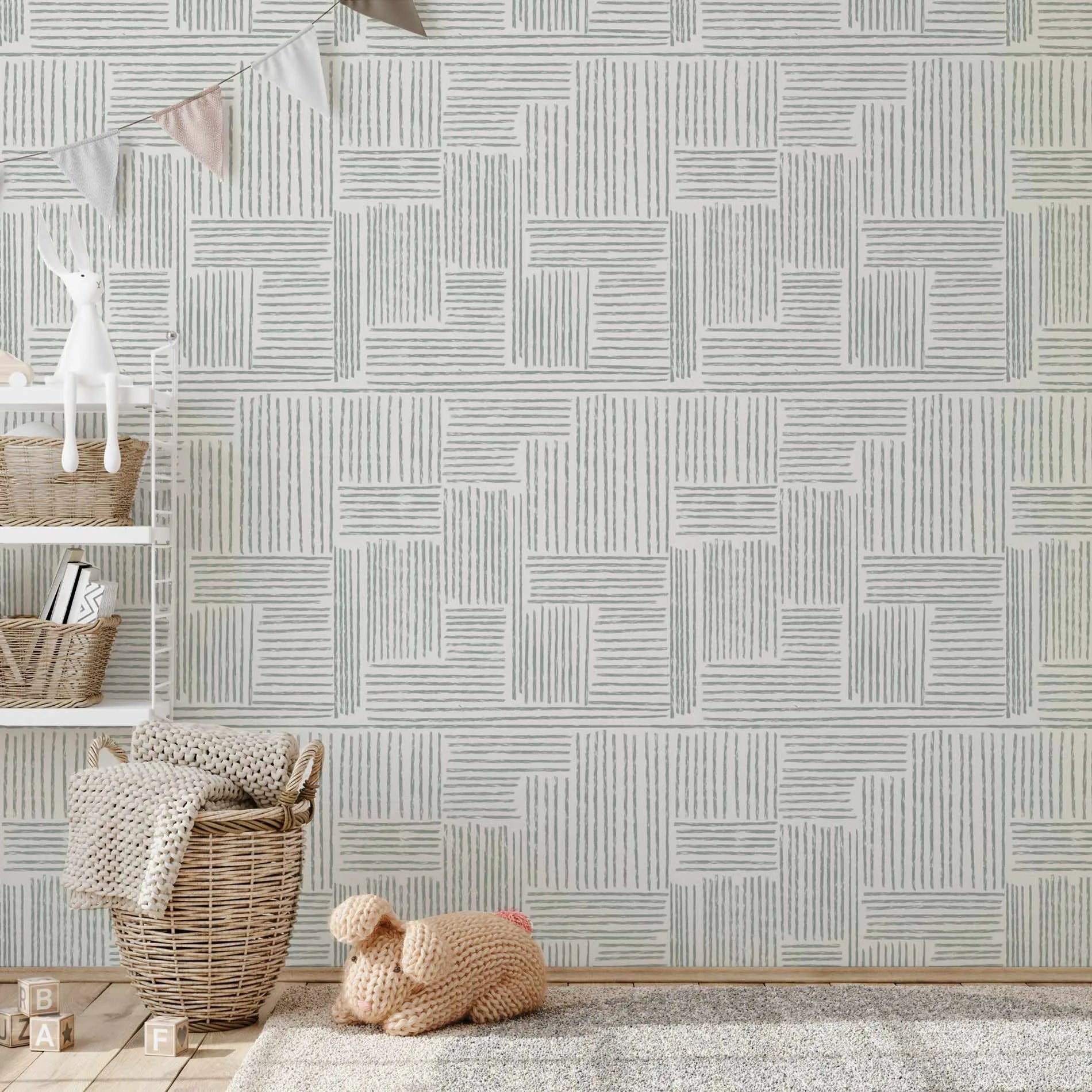 Sage Lines Wallpaper-Wallpaper-Buy Kids Removable Wallpaper Online Our Custom Made Children‚àö¬¢‚Äö√á¬®‚Äö√ë¬¢s Wallpapers Are A Fun Way To Decorate And Enhance Boys Bedroom Decor And Girls Bedrooms They Are An Amazing Addition To Your Kids Bedroom Walls Our Collection of Kids Wallpaper Is Sure To Transform Your Kids Rooms Interior Style From Pink Wallpaper To Dinosaur Wallpaper Even Marble Wallpapers For Teen Boys Shop Peel And Stick Wallpaper Online Today With Olive et Oriel