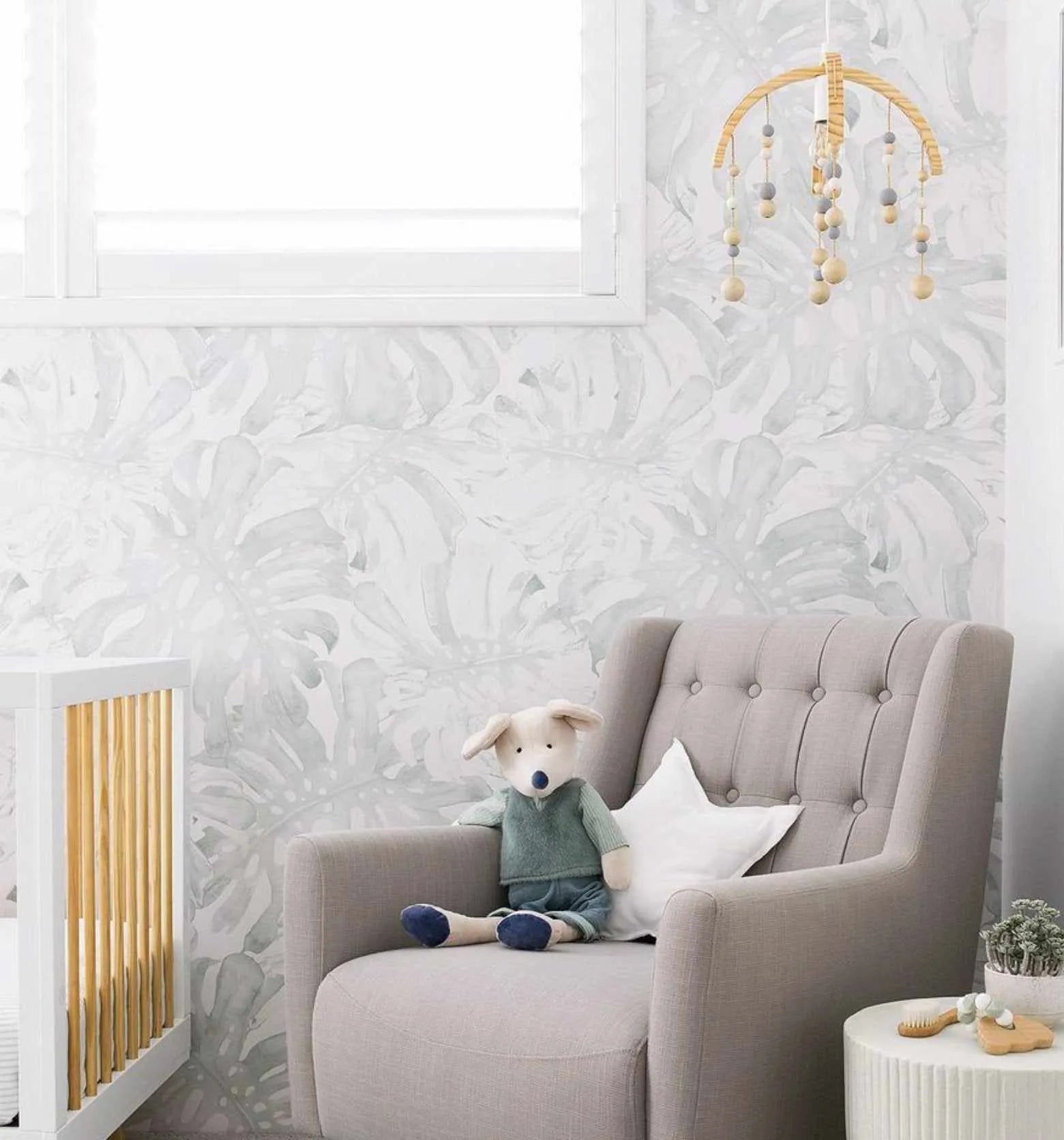 Sage Monstera Wallpaper-Wallpaper-Buy Kids Removable Wallpaper Online Our Custom Made Children√¢‚Ç¨‚Ñ¢s Wallpapers Are A Fun Way To Decorate And Enhance Boys Bedroom Decor And Girls Bedrooms They Are An Amazing Addition To Your Kids Bedroom Walls Our Collection of Kids Wallpaper Is Sure To Transform Your Kids Rooms Interior Style From Pink Wallpaper To Dinosaur Wallpaper Even Marble Wallpapers For Teen Boys Shop Peel And Stick Wallpaper Online Today With Olive et Oriel