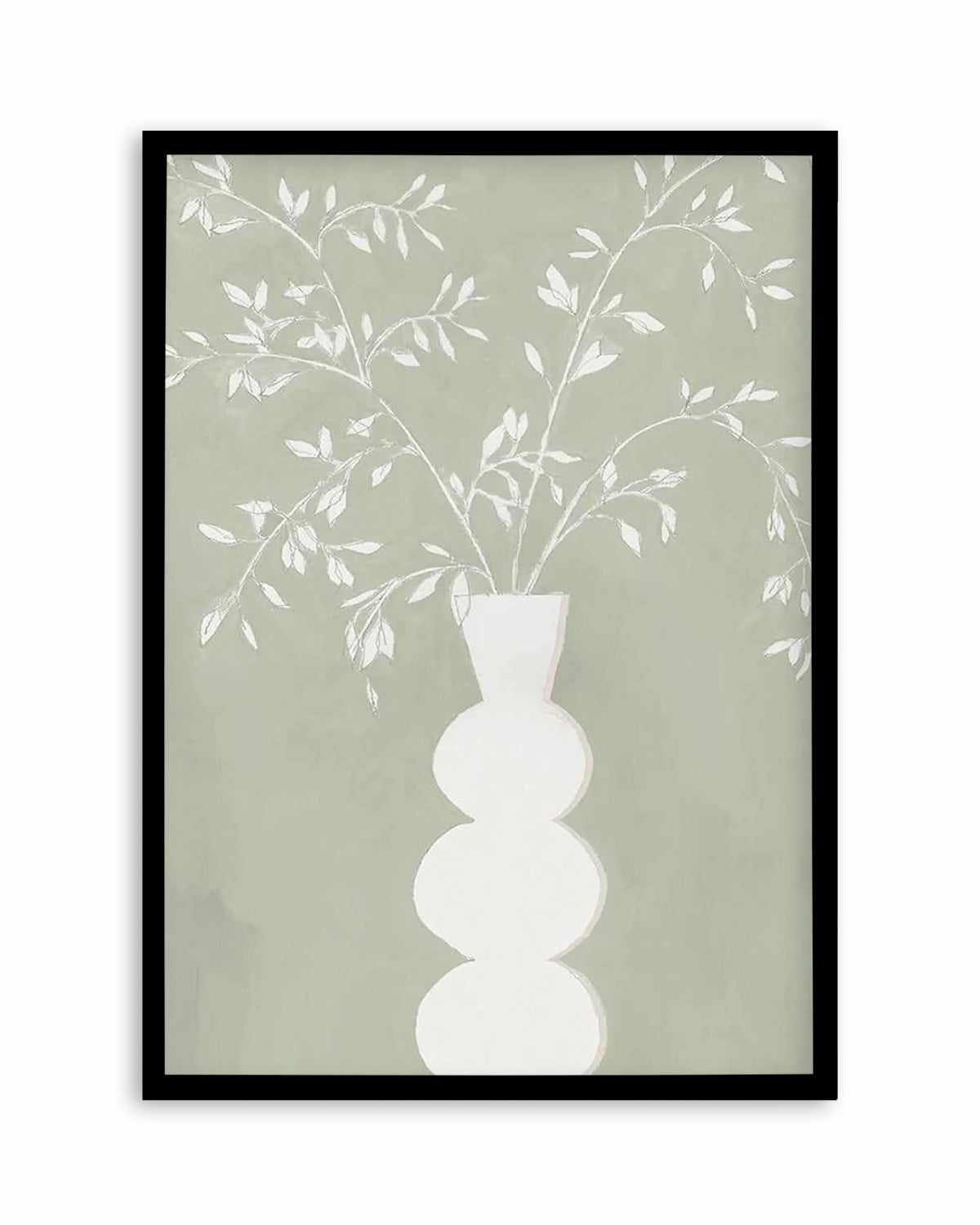 Sage Vase I Art Print