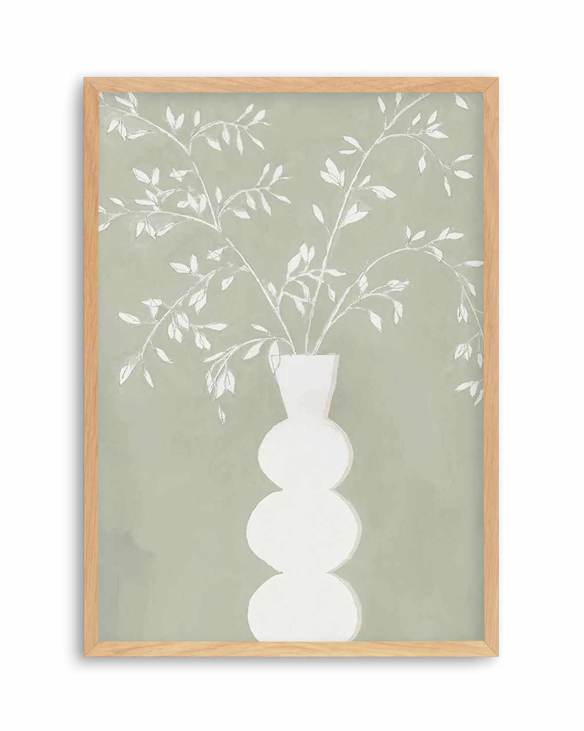 Sage Vase I Art Print