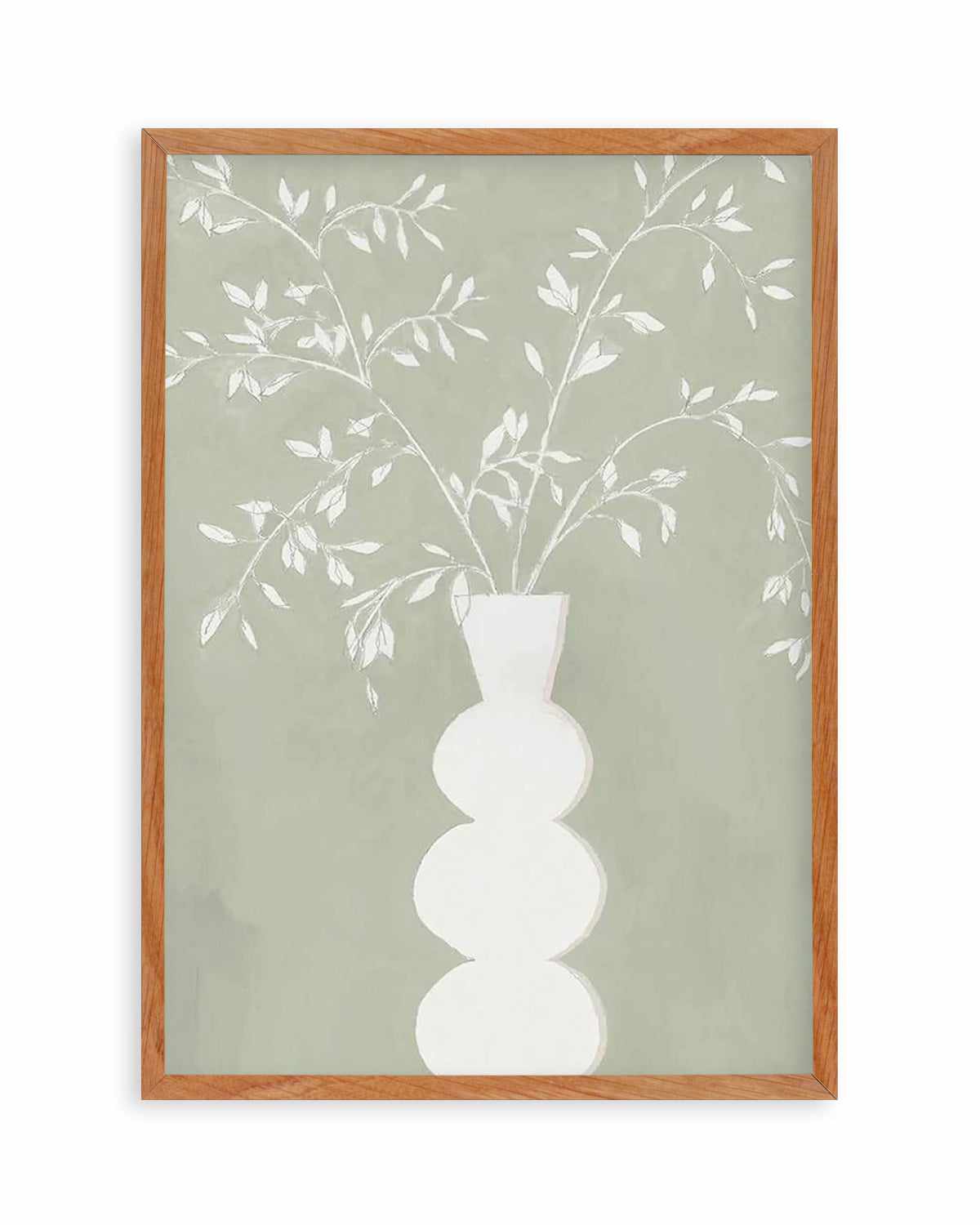 Sage Vase I Art Print