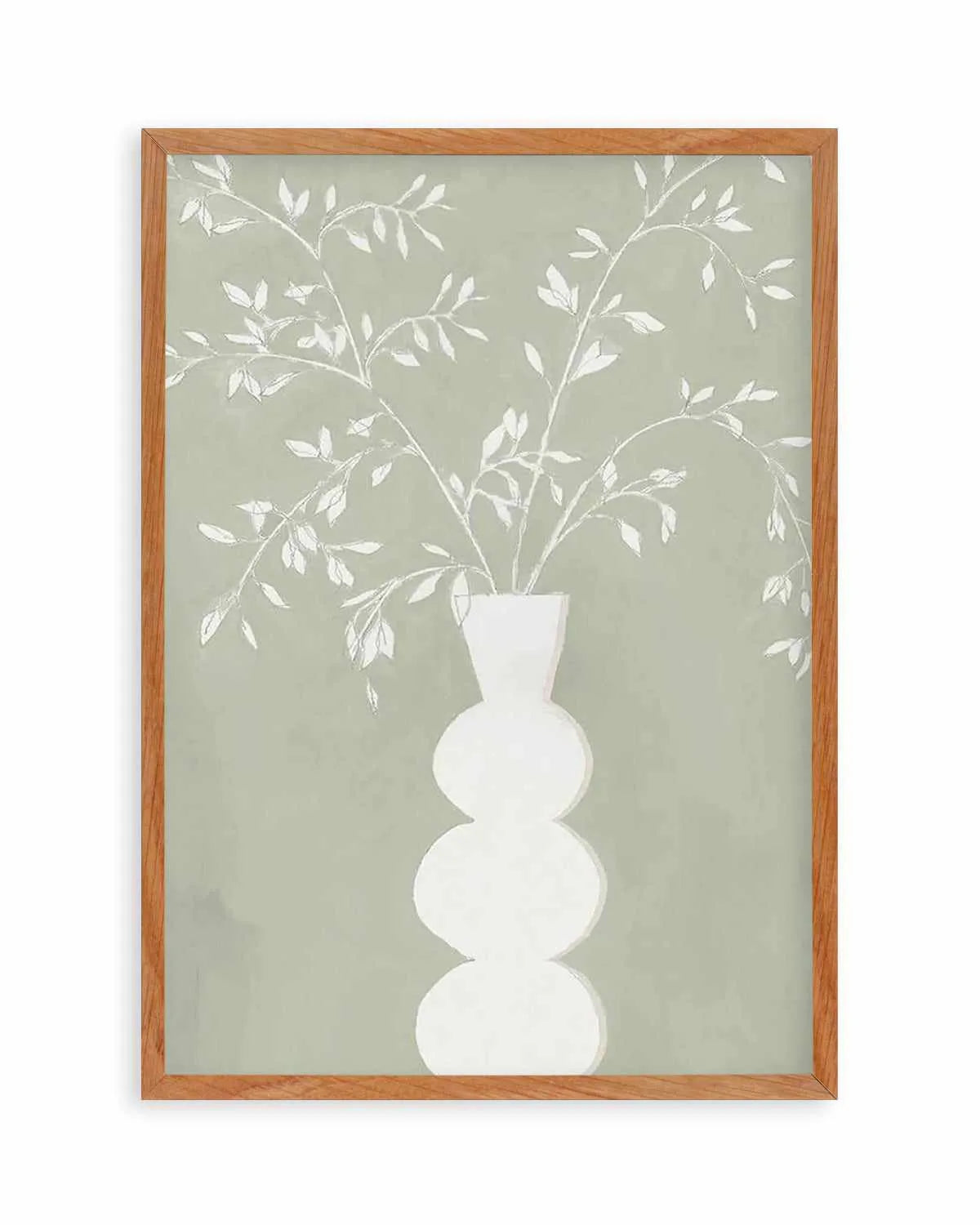 Sage Vase I Art Print from Olive et Oriel where you can shop wallpaper and artworks online