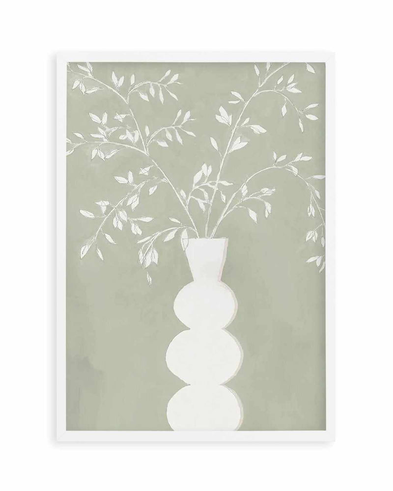 Sage Vase I Art Print
