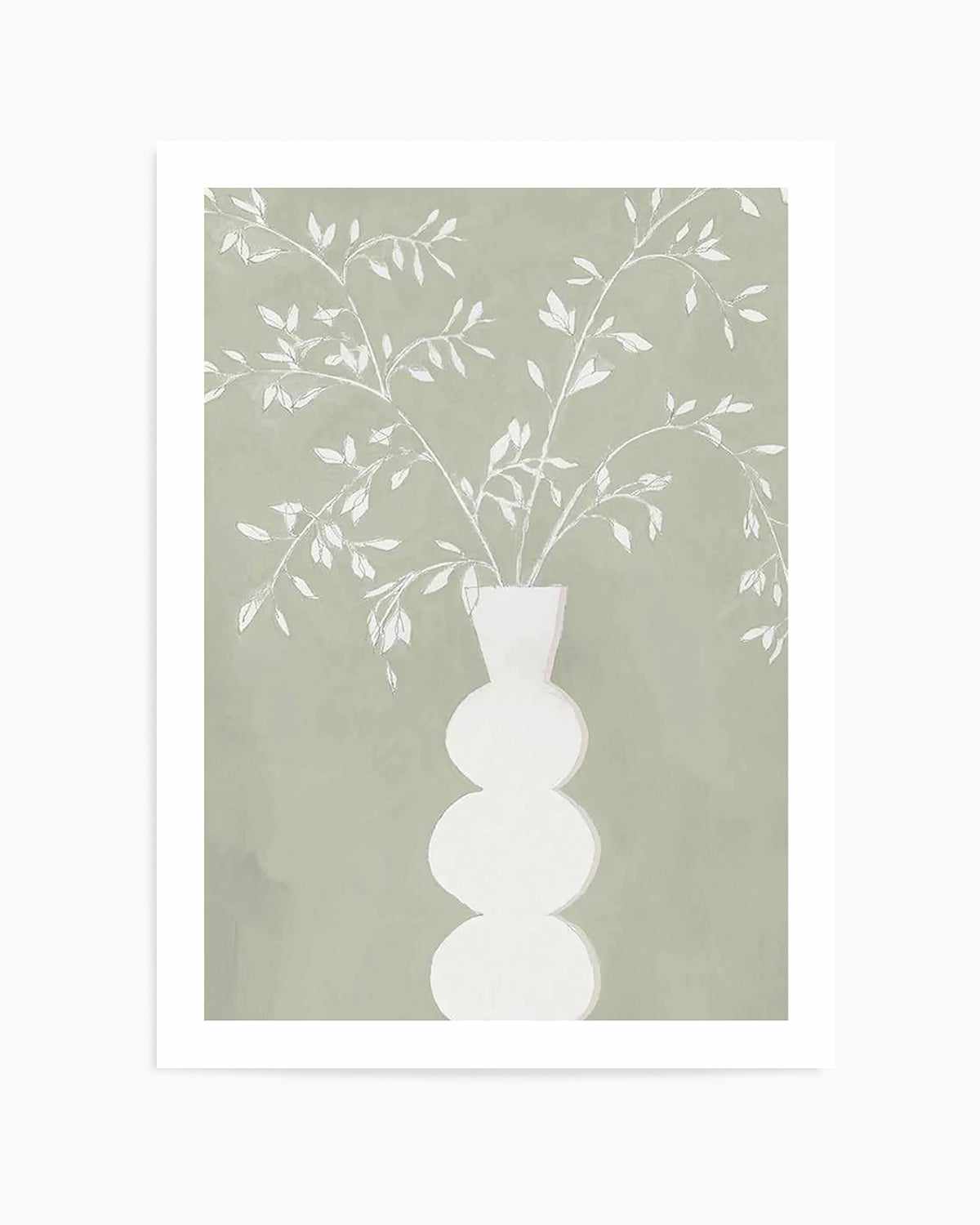 Sage Vase I Art Print