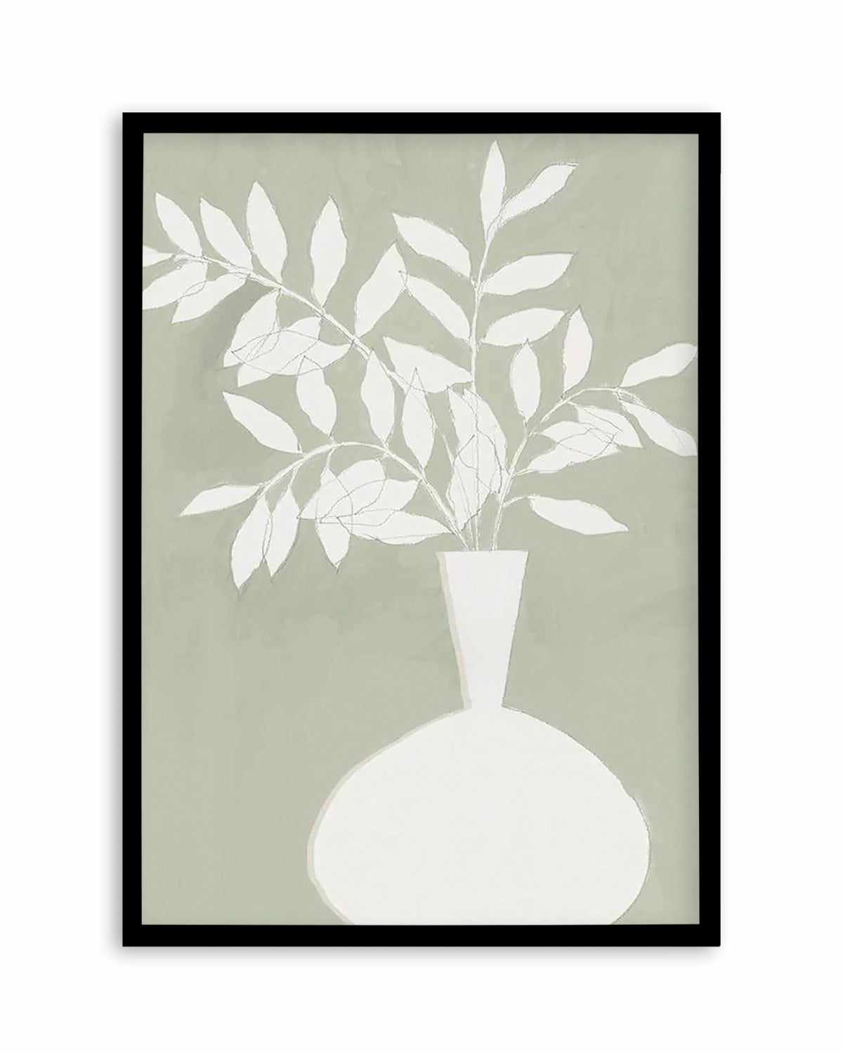 Sage Vase II Art Print