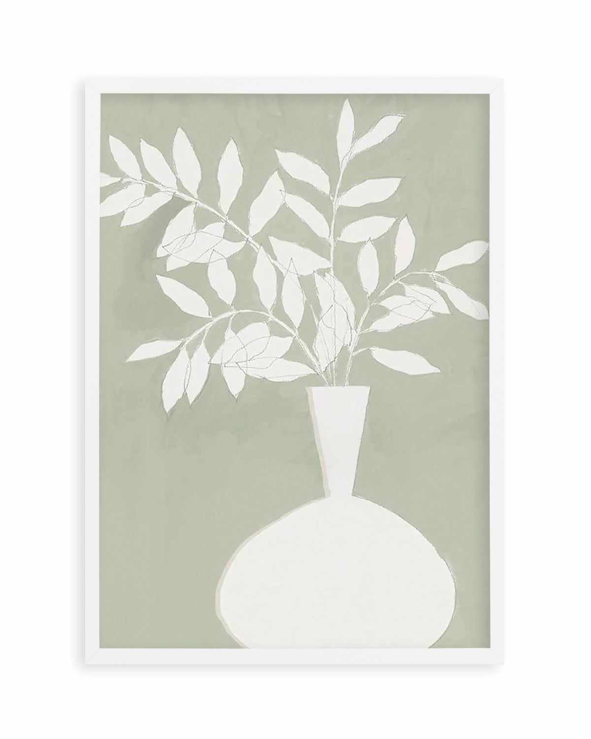 Sage Vase II Art Print