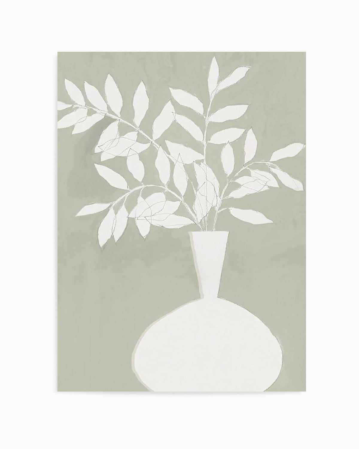 Sage Vase II Art Print