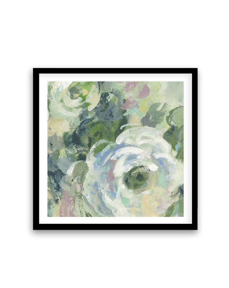 Sage and Lavender Peonies III Light | Art Print