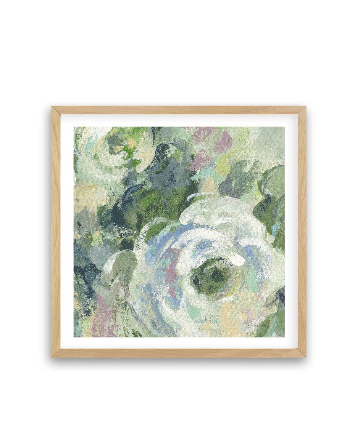 Sage and Lavender Peonies III Light | Art Print