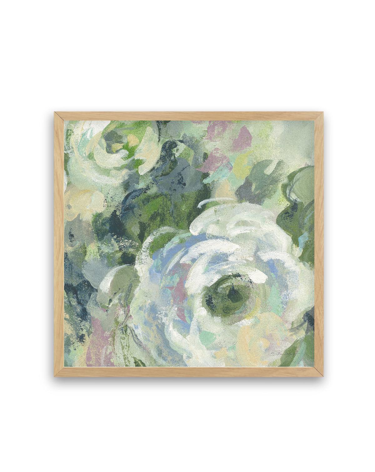 Sage and Lavender Peonies III Light | Art Print