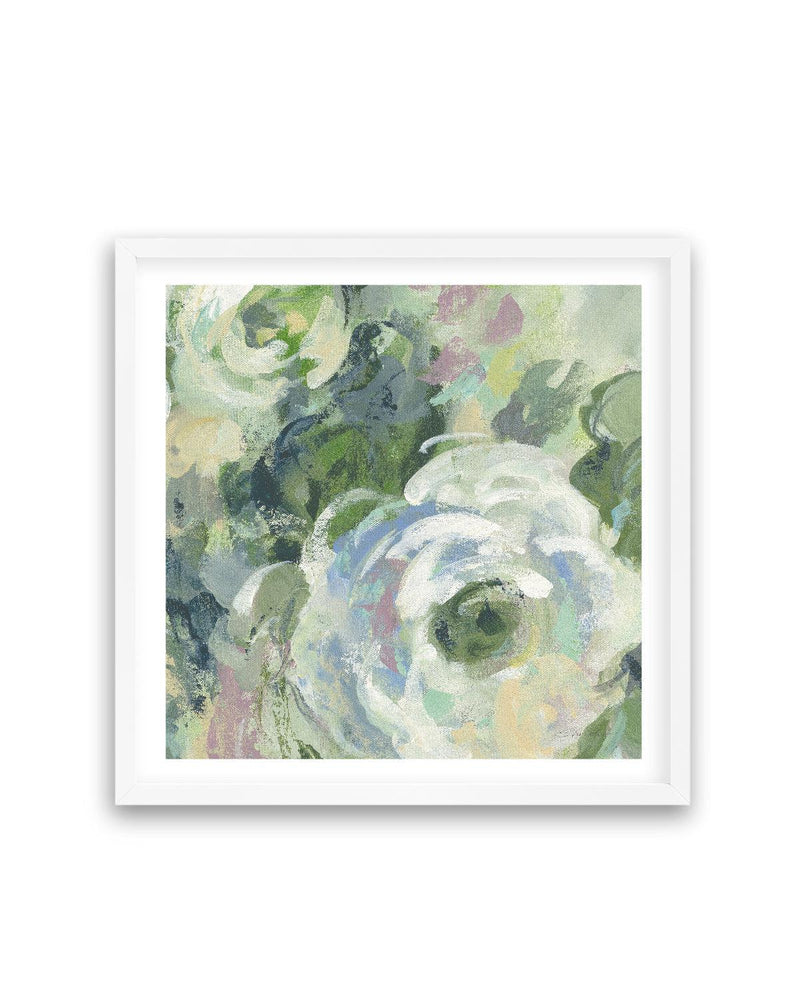 Sage and Lavender Peonies III Light | Art Print