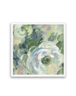 Sage and Lavender Peonies III Light | Art Print