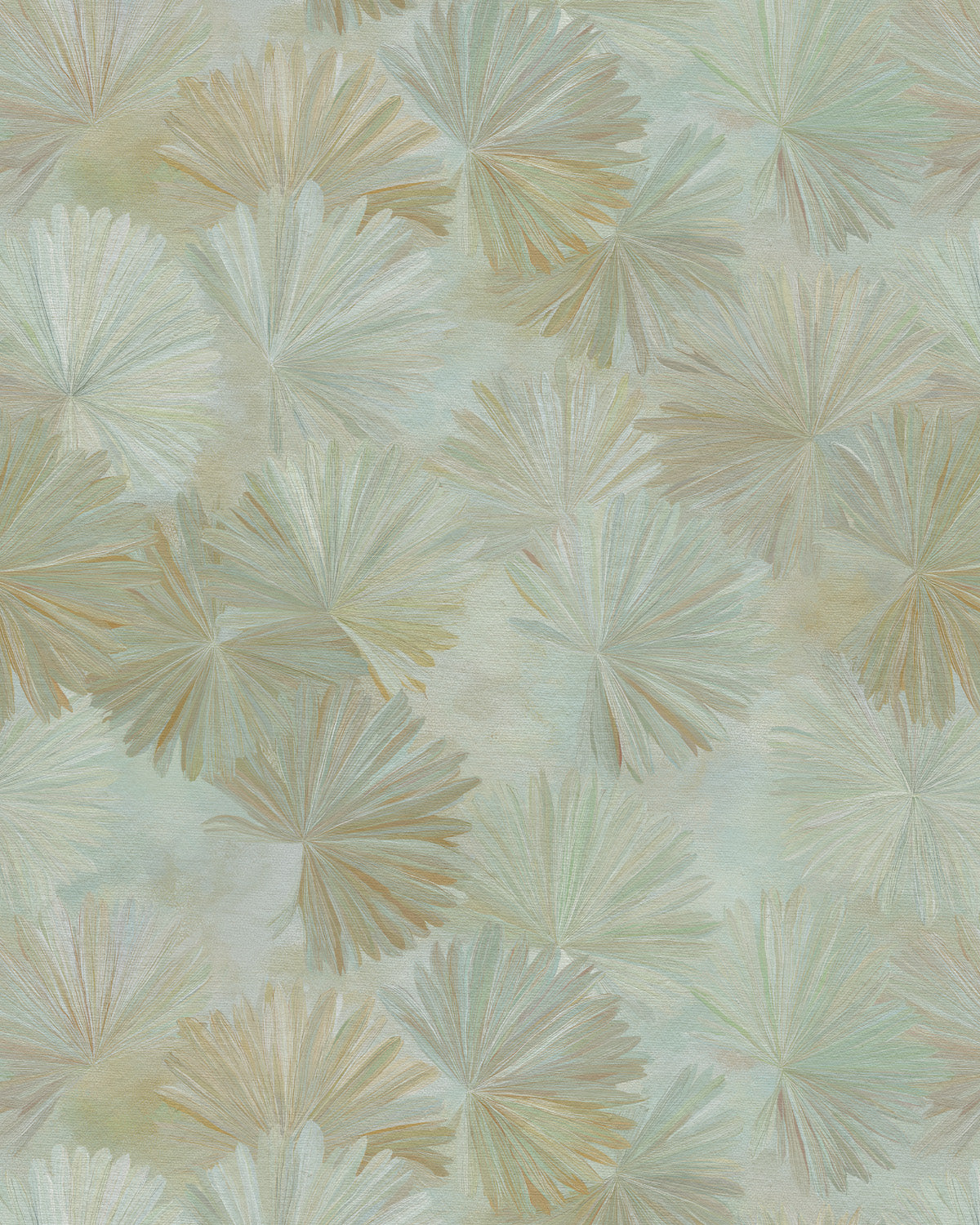Sagewash Palm Commercial Vinyl Wallpaper from Olive et Oriel where you can shop wallpaper and artworks online
