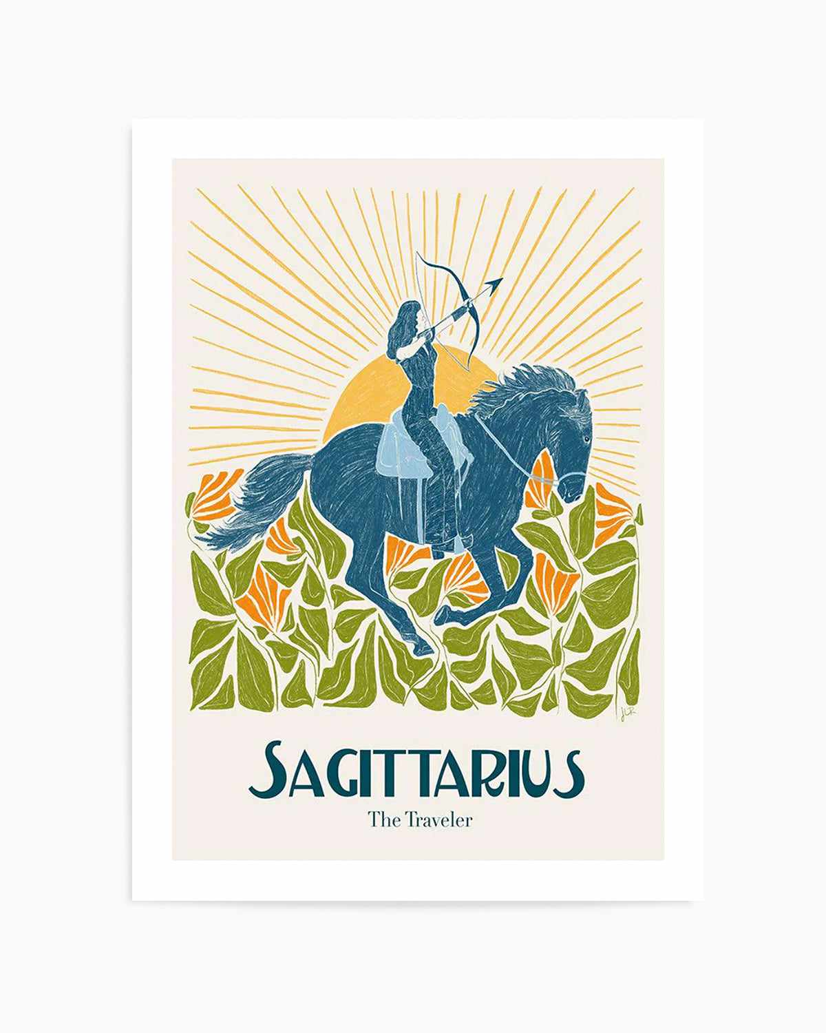 Sagittarius By Jenny Liz Rome Art Print