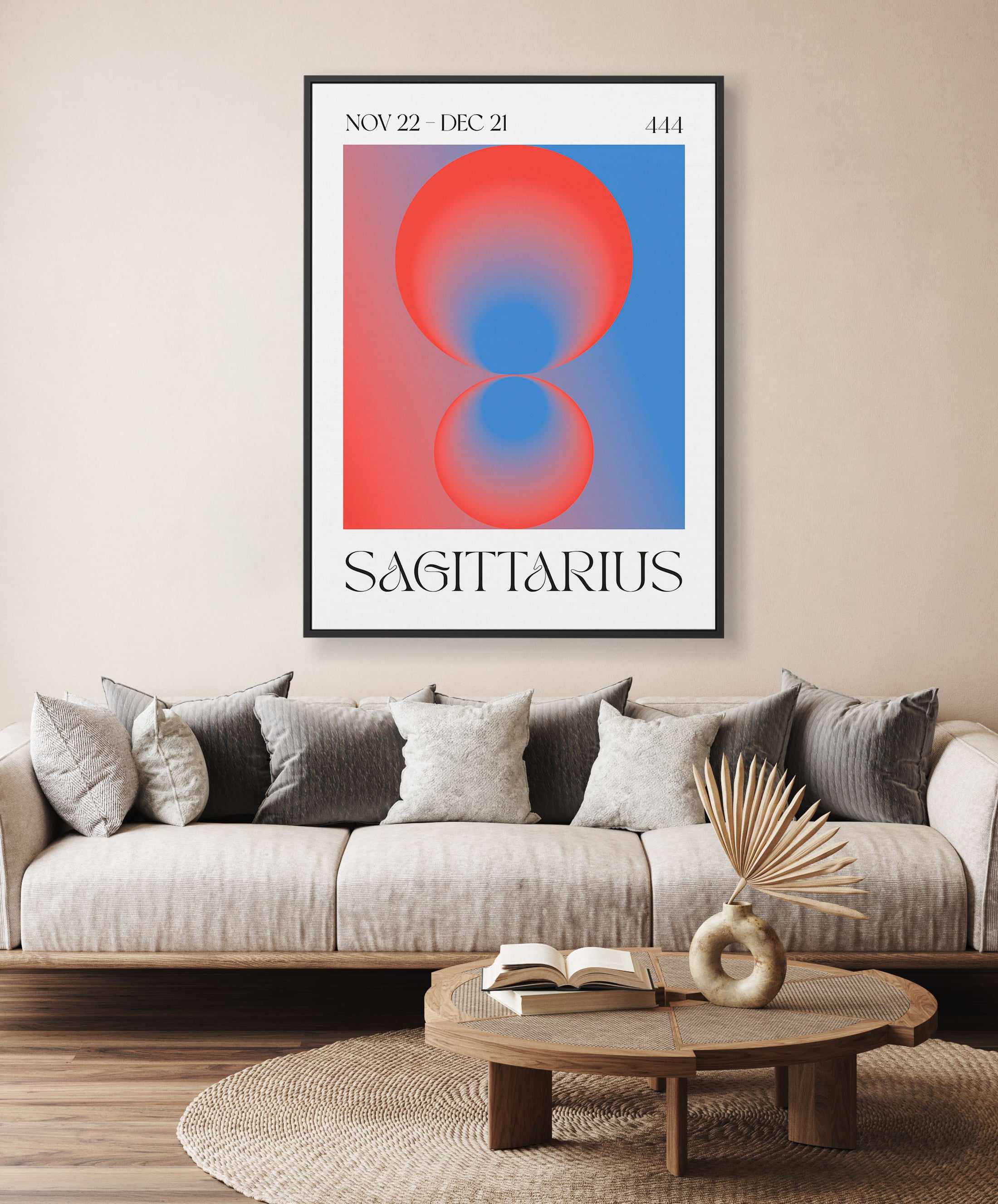 Sagittarius by Valeria Castillo | Framed Canvas Art Print