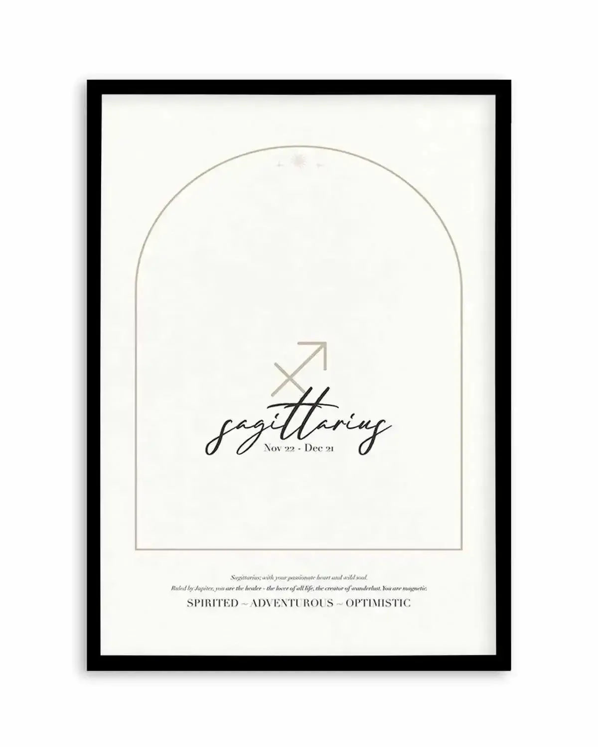 Sagittarius Star Sign Art Print from Olive et Oriel where you can shop wallpaper and artworks online
