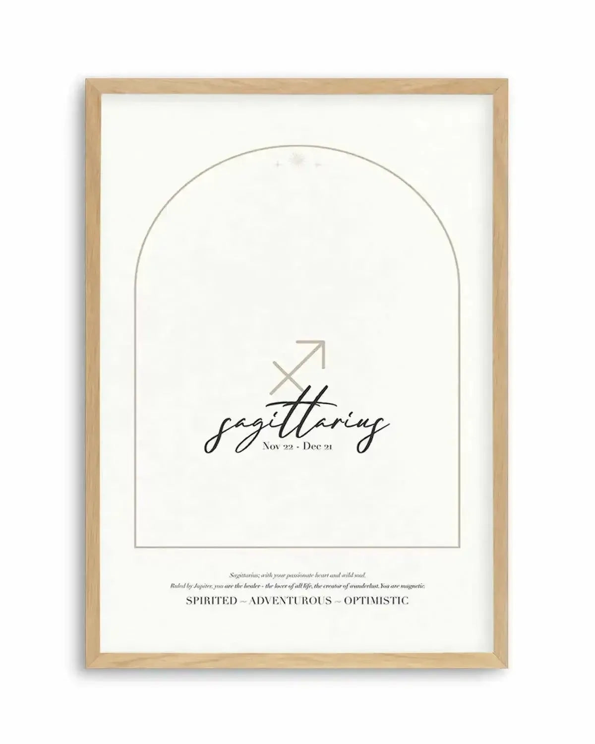 Sagittarius Star Sign Art Print from Olive et Oriel where you can shop wallpaper and artworks online