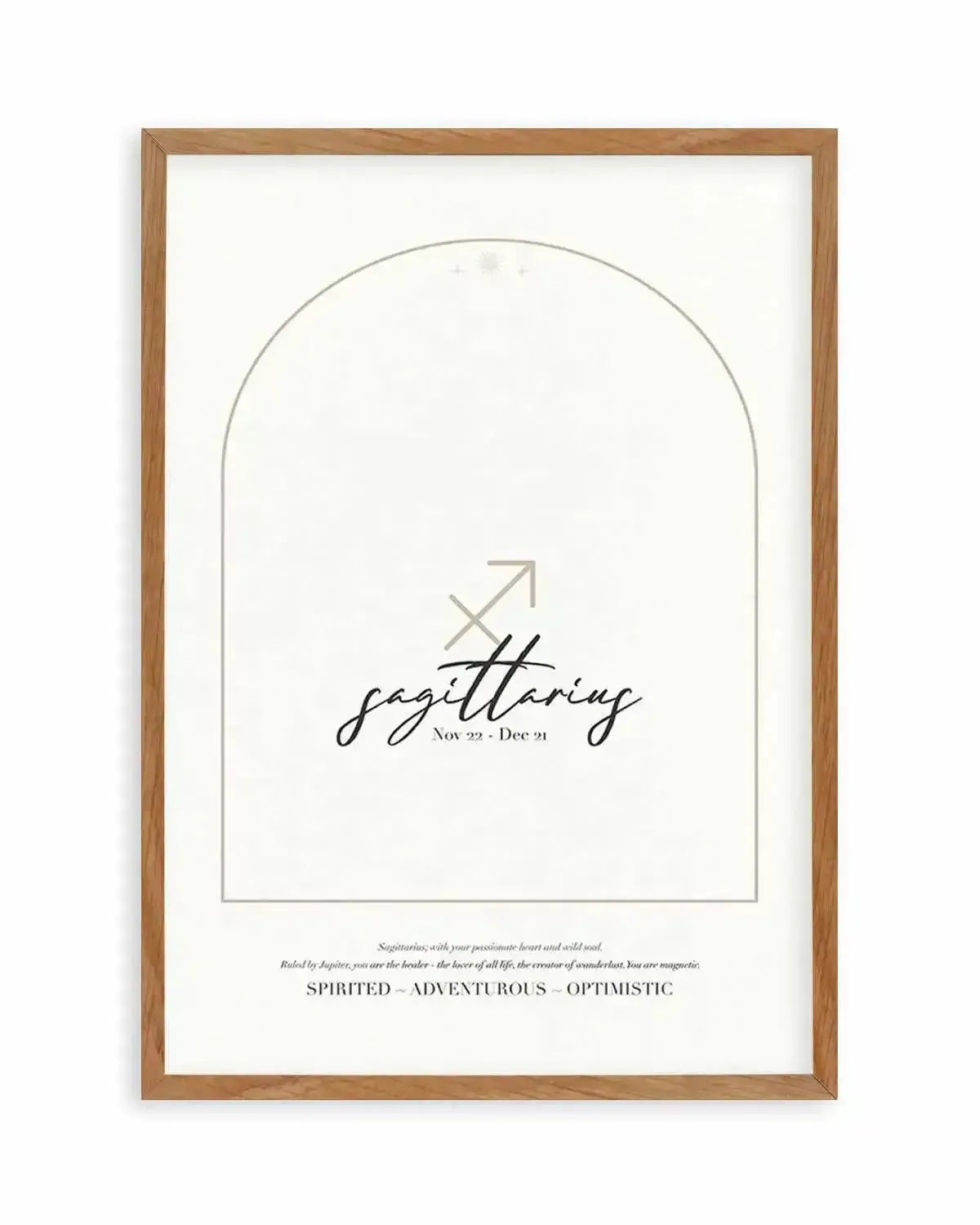 Sagittarius Star Sign Art Print from Olive et Oriel where you can shop wallpaper and artworks online