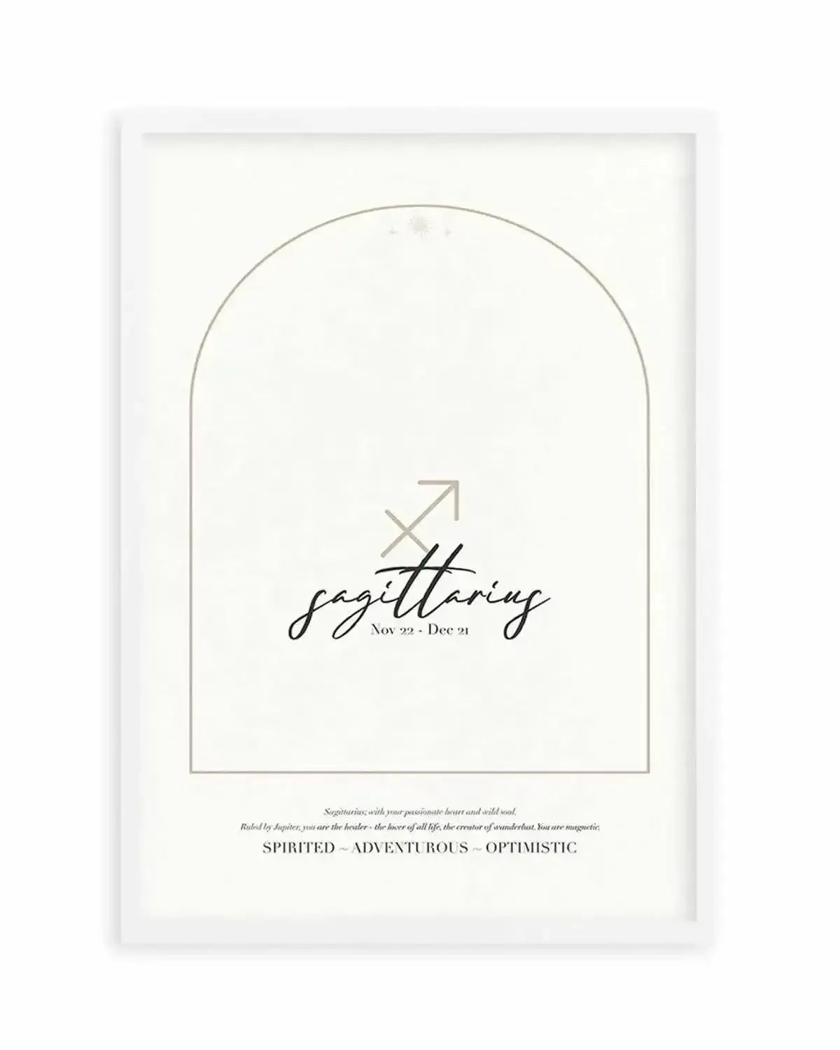 Sagittarius Star Sign Art Print from Olive et Oriel where you can shop wallpaper and artworks online
