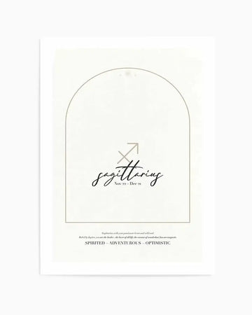 Sagittarius Star Sign Art Print from Olive et Oriel where you can shop wallpaper and artworks online