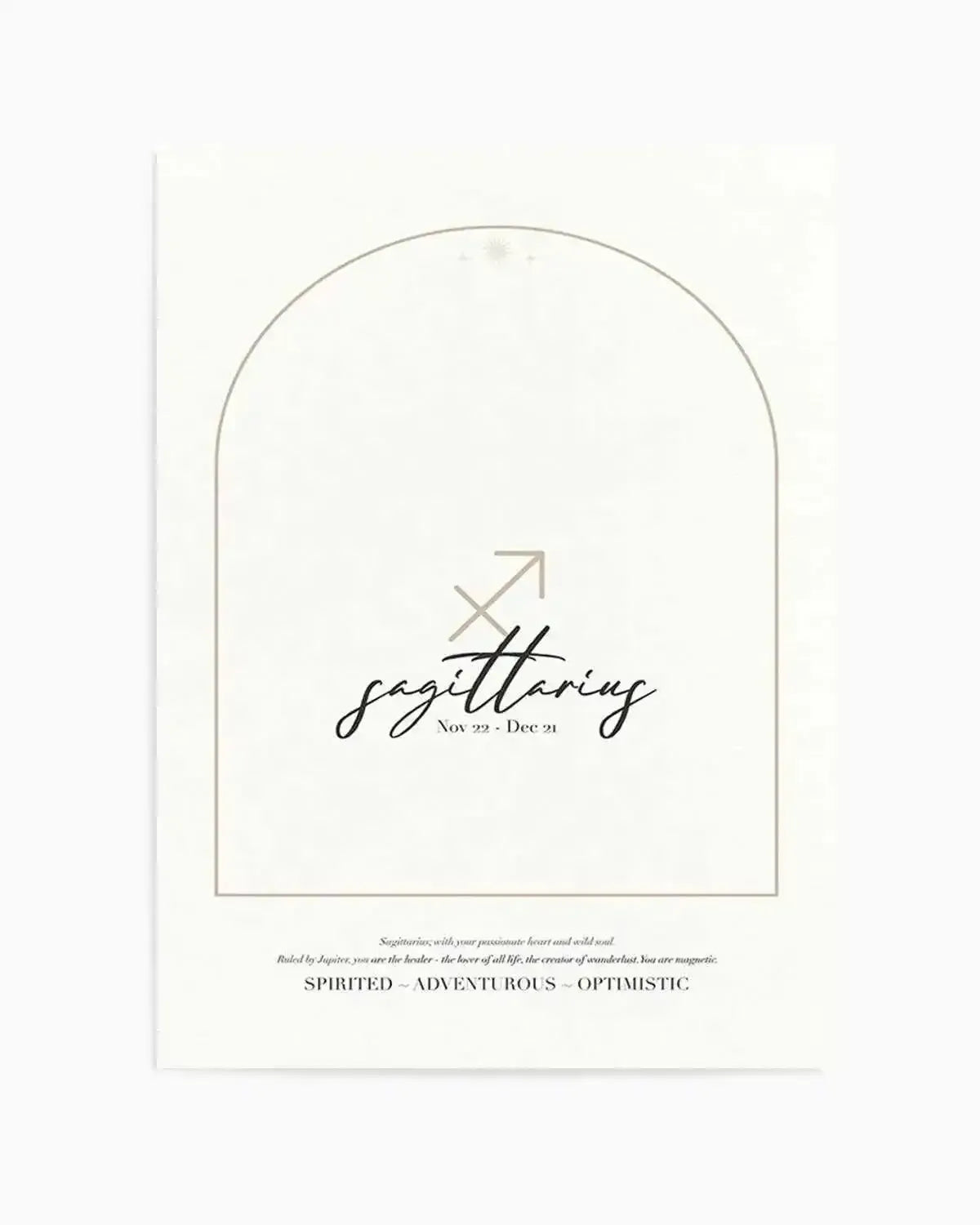 Sagittarius Star Sign Art Print from Olive et Oriel where you can shop wallpaper and artworks online