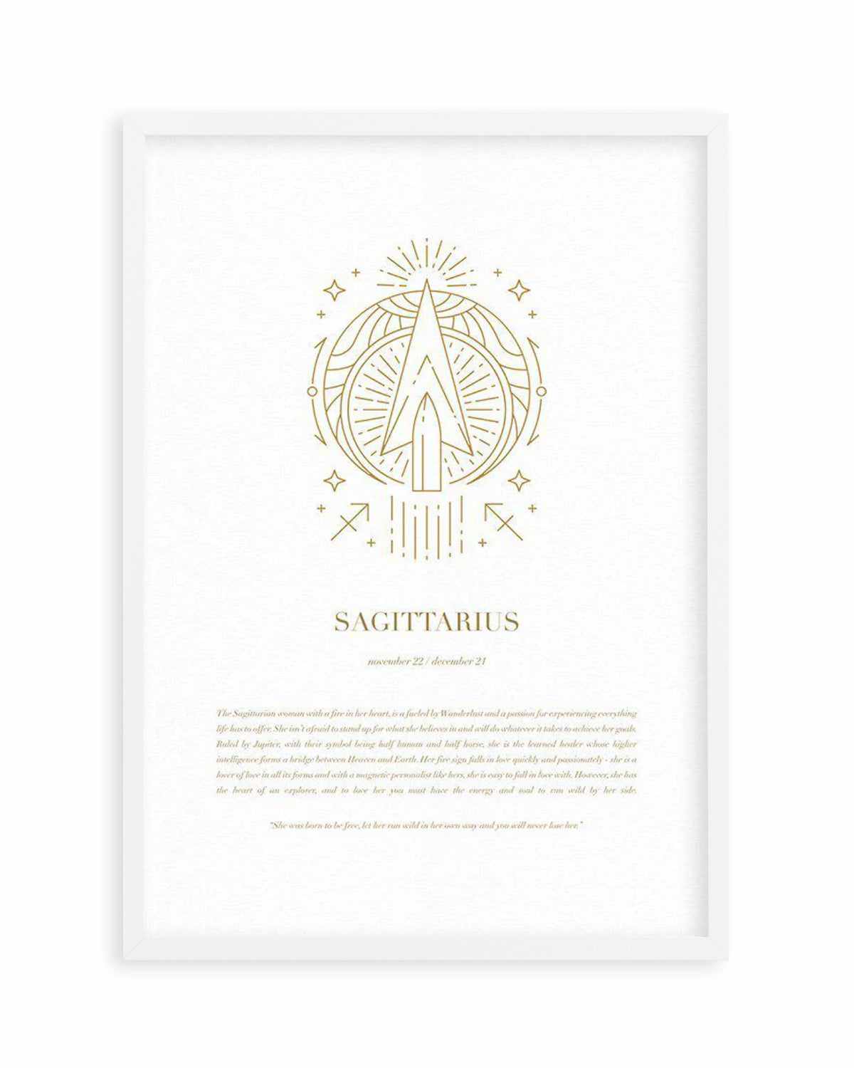 Sagittarius | Celestial Zodiac Art Print