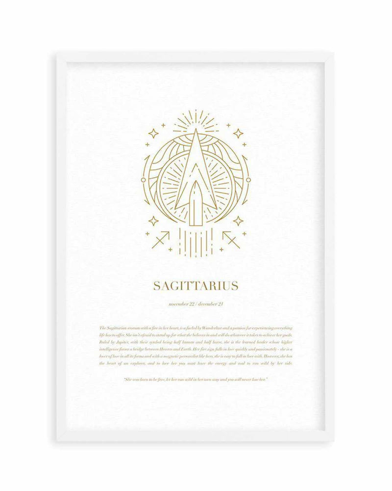 Sagittarius | Celestial Zodiac Art Print