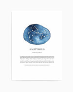 Sagittarius | Watercolour Zodiac Art Print