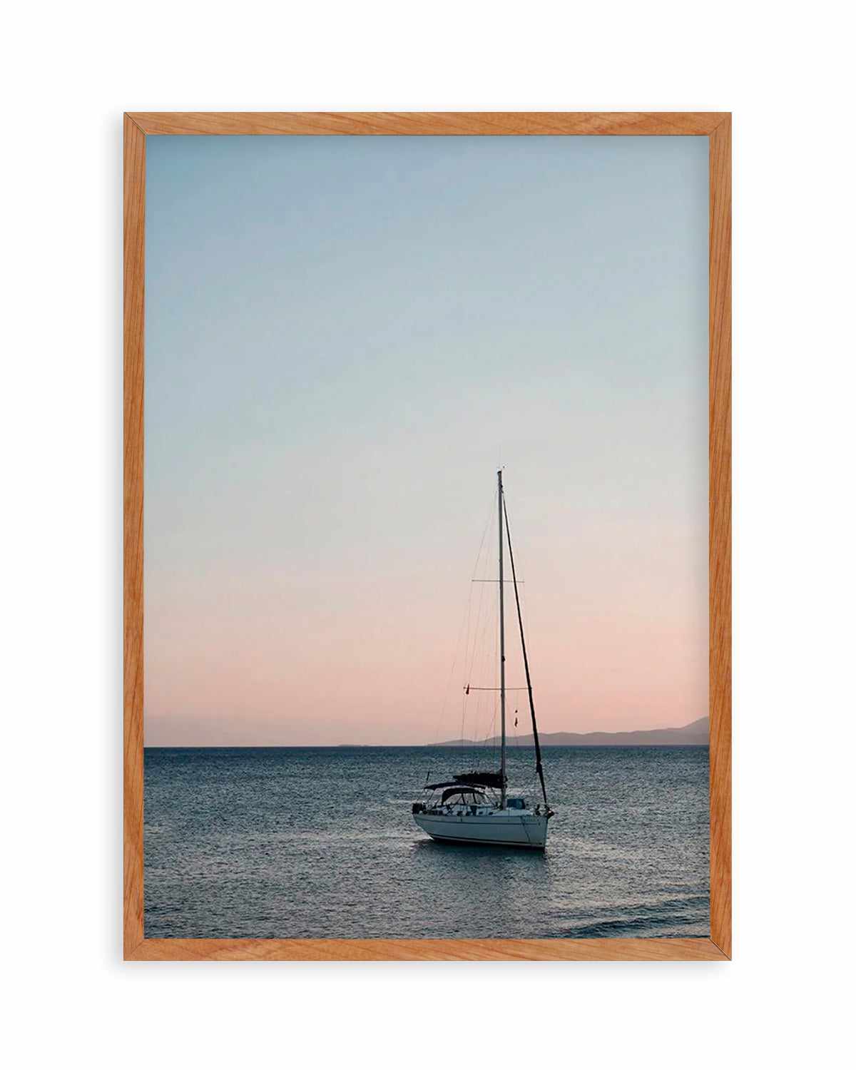 Sailboat Sunsets by Renee Rae Art Print