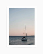 Sailboat Sunsets by Renee Rae Art Print