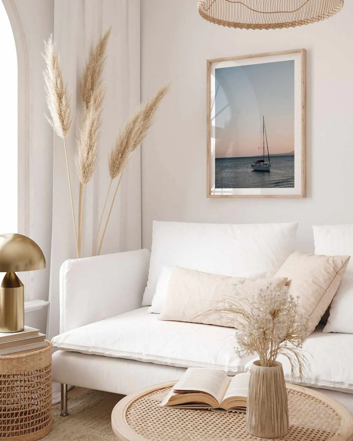 Sailboat Sunsets by Renee Rae Art Print from Olive et Oriel where you can shop wallpaper and artworks online