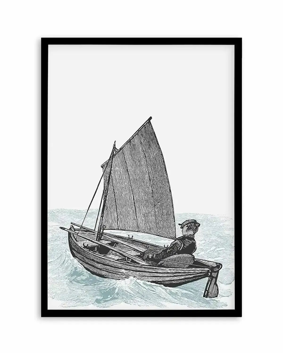 Sailing | 2 Colour Options Art Print from Olive et Oriel where you can shop wallpaper and artworks online