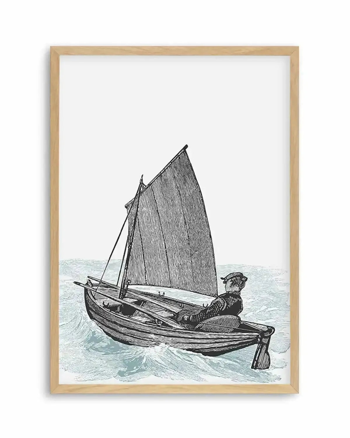 Sailing | 2 Colour Options Art Print from Olive et Oriel where you can shop wallpaper and artworks online