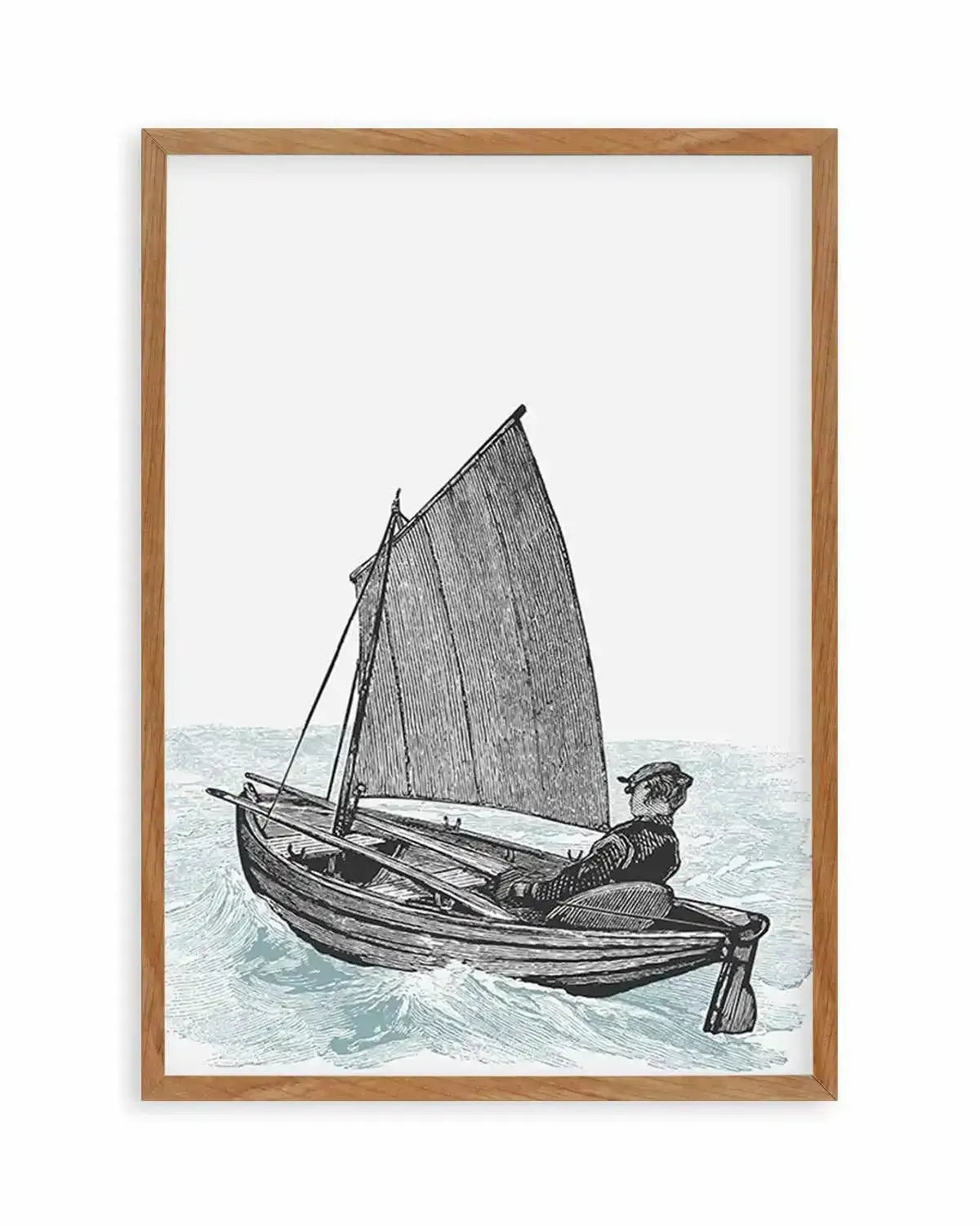 Sailing | 2 Colour Options Art Print from Olive et Oriel where you can shop wallpaper and artworks online