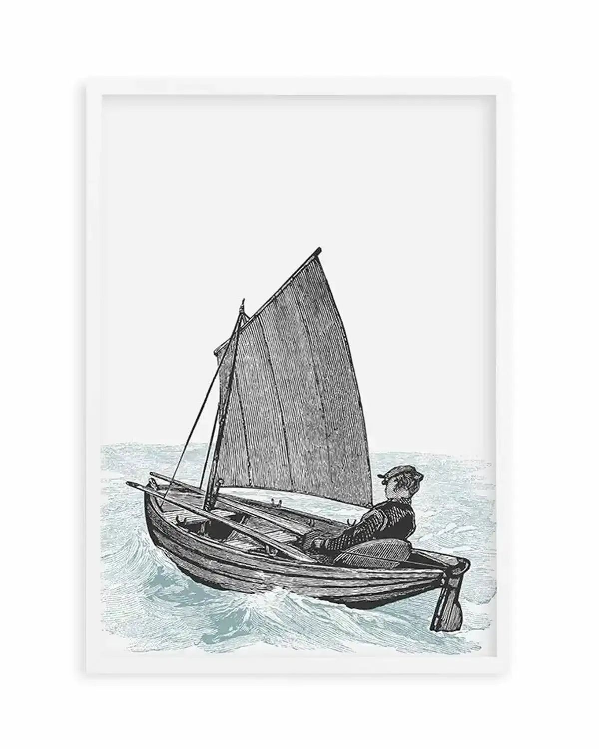 Sailing | 2 Colour Options Art Print from Olive et Oriel where you can shop wallpaper and artworks online